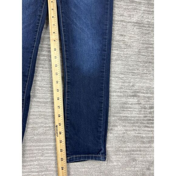 Creative Soul Jeans Juniors 3 Blue Dark Wash Skinny‎ Cotton Blend - Picture 5 of 10